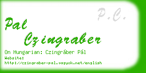 pal czingraber business card