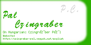 pal czingraber business card